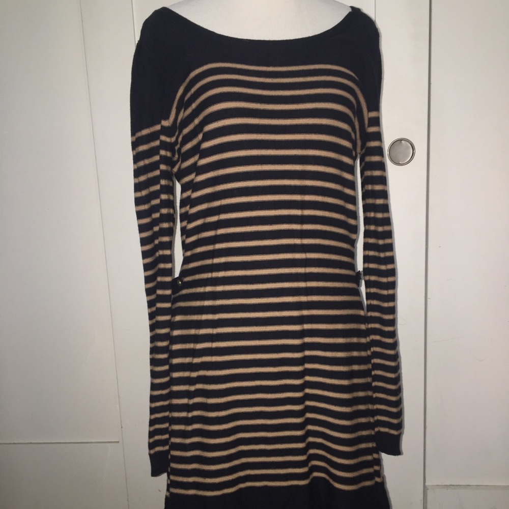 Comptoir des cotonniers Strip knitted dress